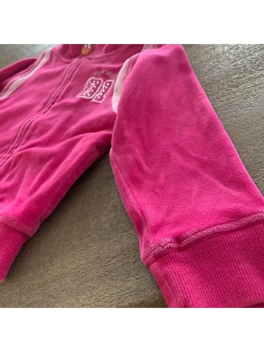Gymboree Cupcake Velour Sweatsuit with Embroidery